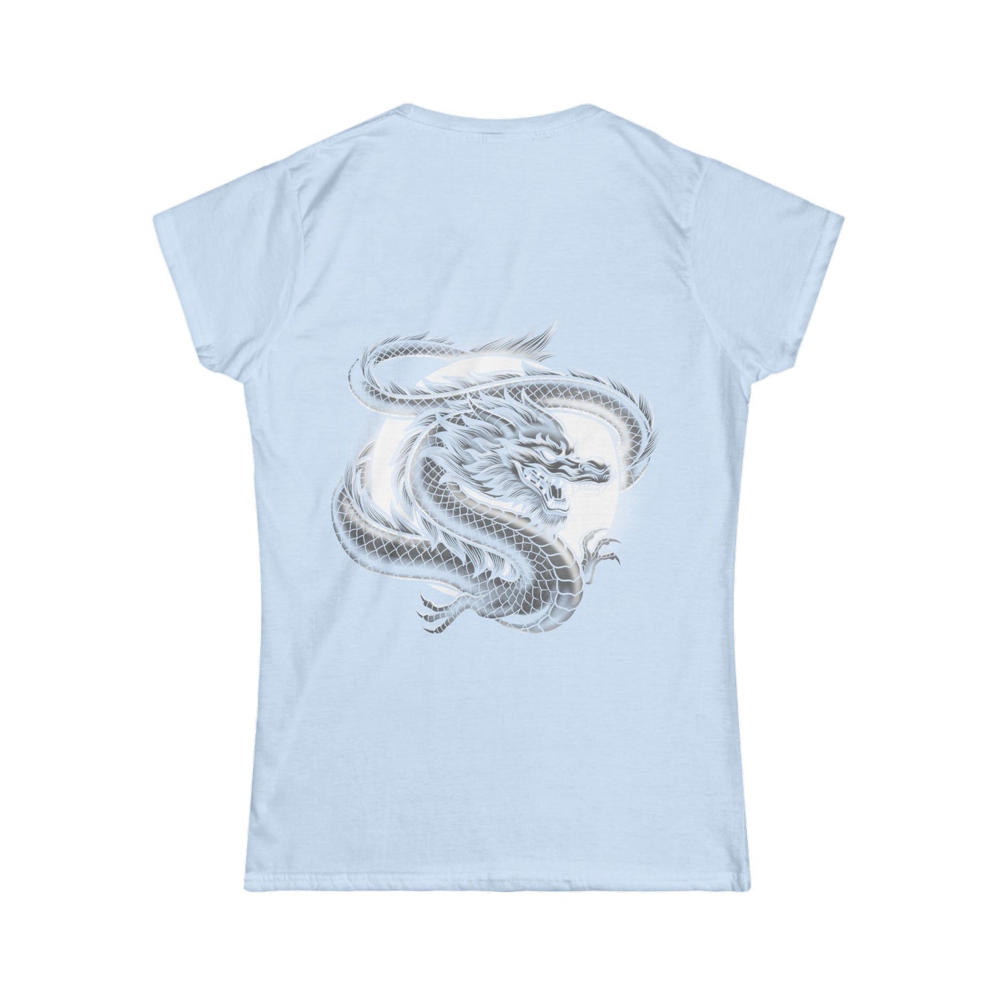 Women's T-Shirt - Moon Dragon - Power Elegance Softstyle Tee